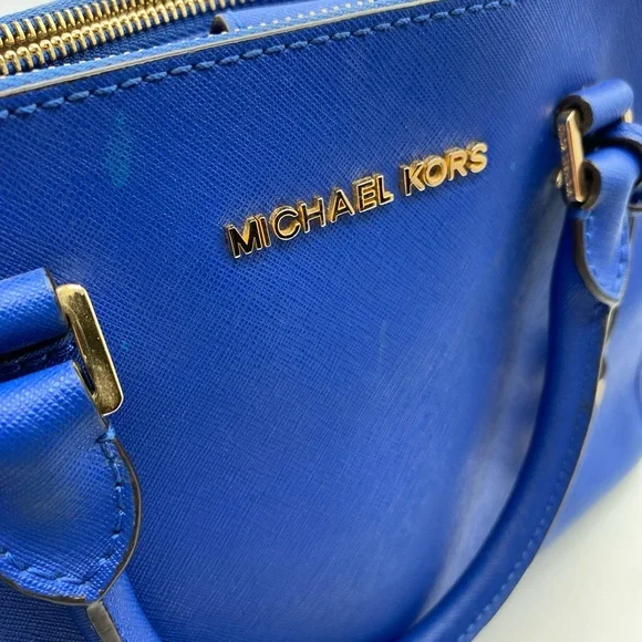 GIVEAWAY Michael Kors Vibrant Blue Satchel - Callouts in photos - Picture 12 of 12